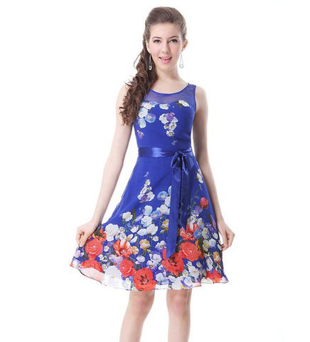 Ever Pretty Vogue Lace Sequined V-neck Chic Cocktail Party Club Dress 00045